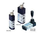 G1/8, 1/4 Manual Valve (5 Way)